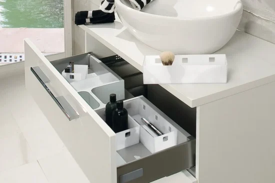 pose lavabo meuble